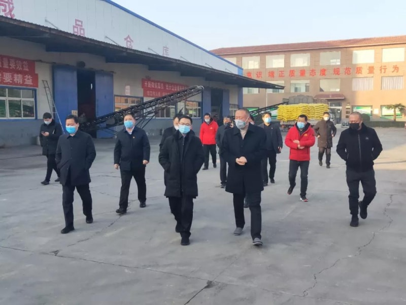 縣長申琳調研旭瑞集團疫情防控、復工復產情況！